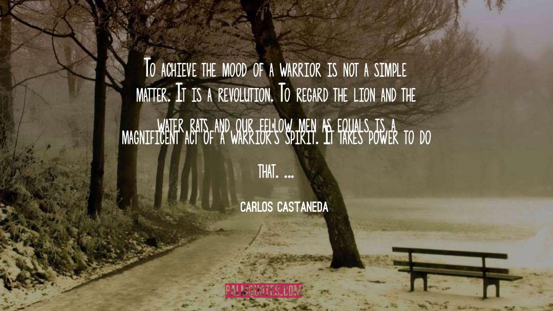 A Mood Of Quiet Beauty quotes by Carlos Castaneda