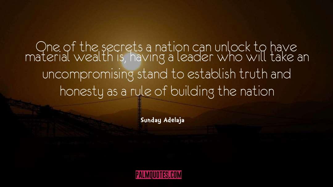 A Nation Divided Cannot Stand Quote quotes by Sunday Adelaja