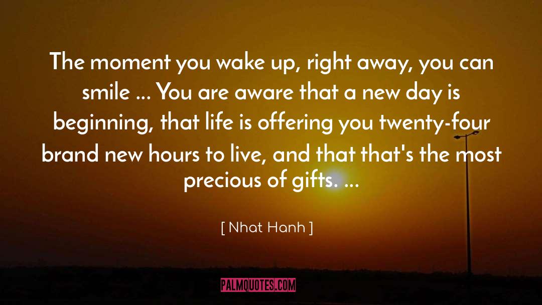 A New Day quotes by Nhat Hanh