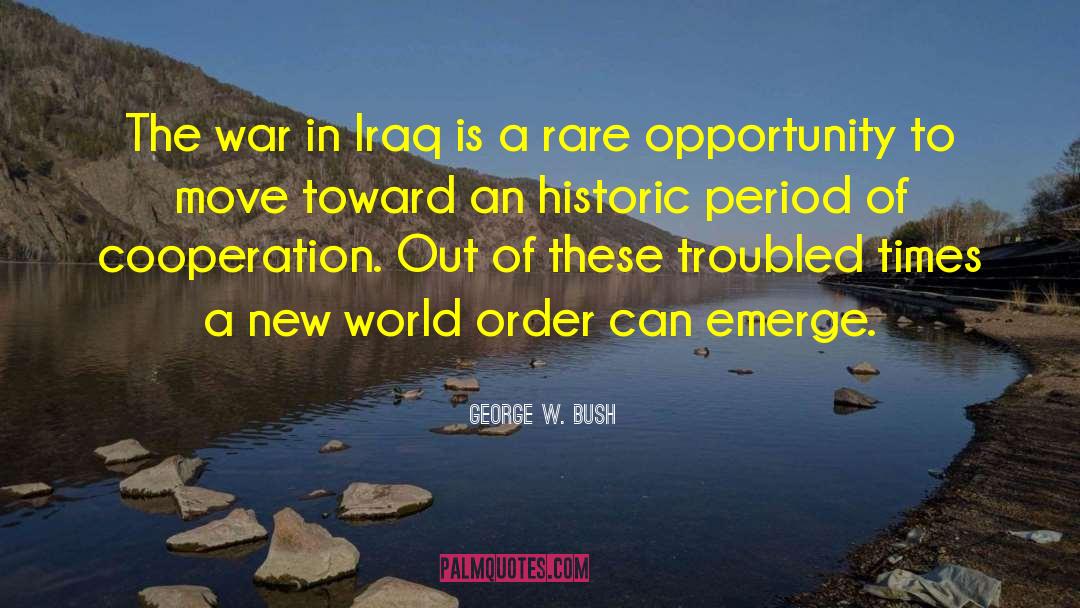 A New World quotes by George W. Bush