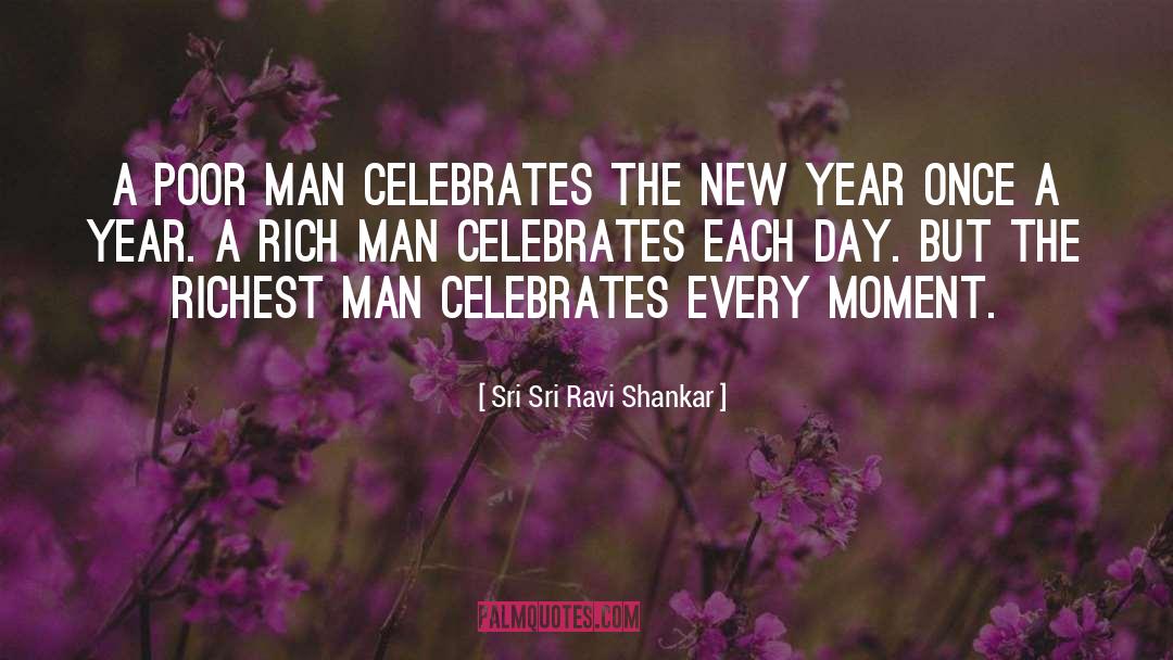 A New Year Wishes quotes by Sri Sri Ravi Shankar