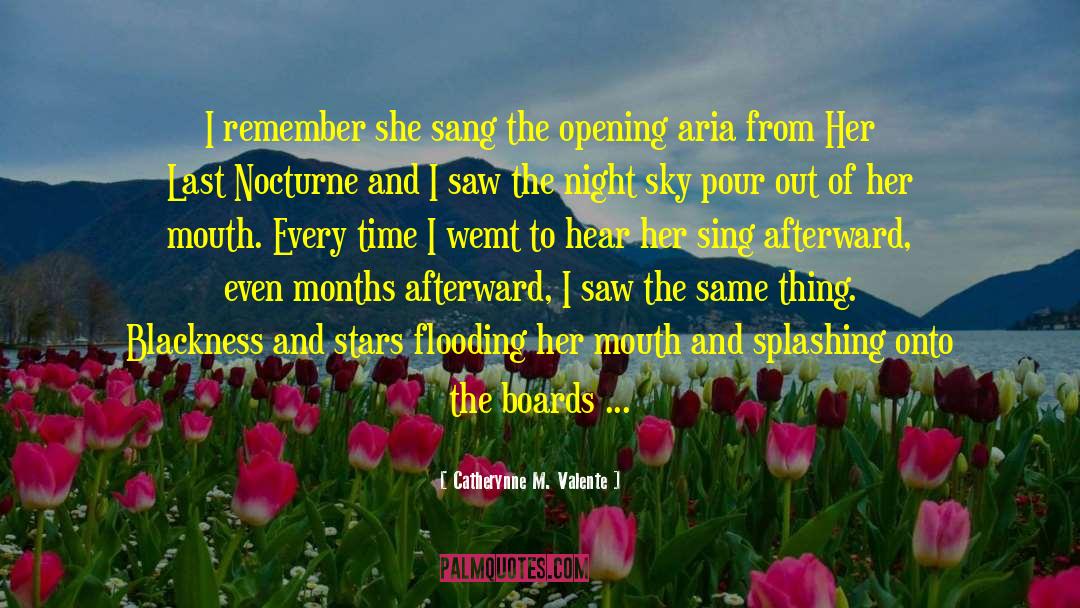 A Night In quotes by Catherynne M. Valente