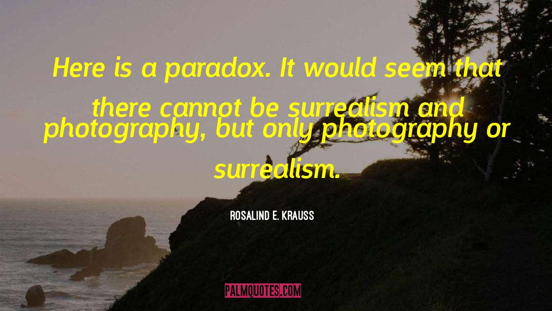 A Paradox quotes by Rosalind E. Krauss
