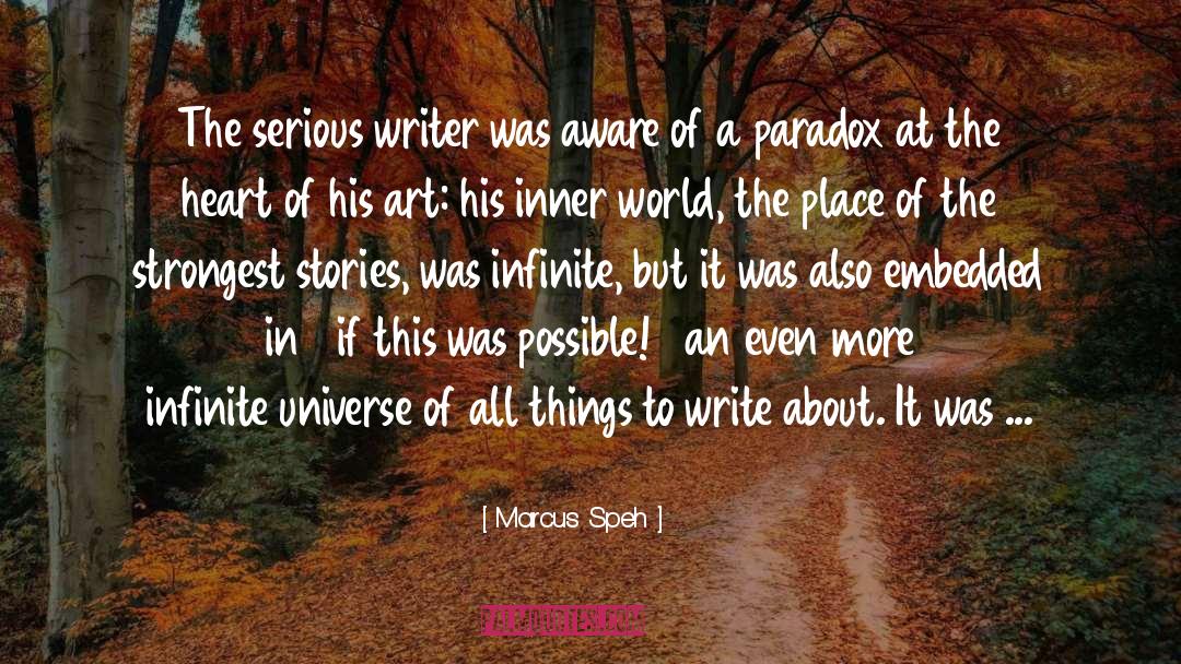A Paradox quotes by Marcus Speh