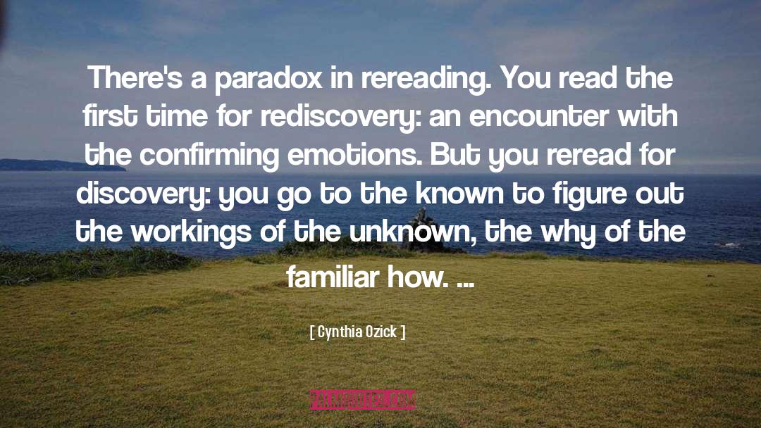 A Paradox quotes by Cynthia Ozick