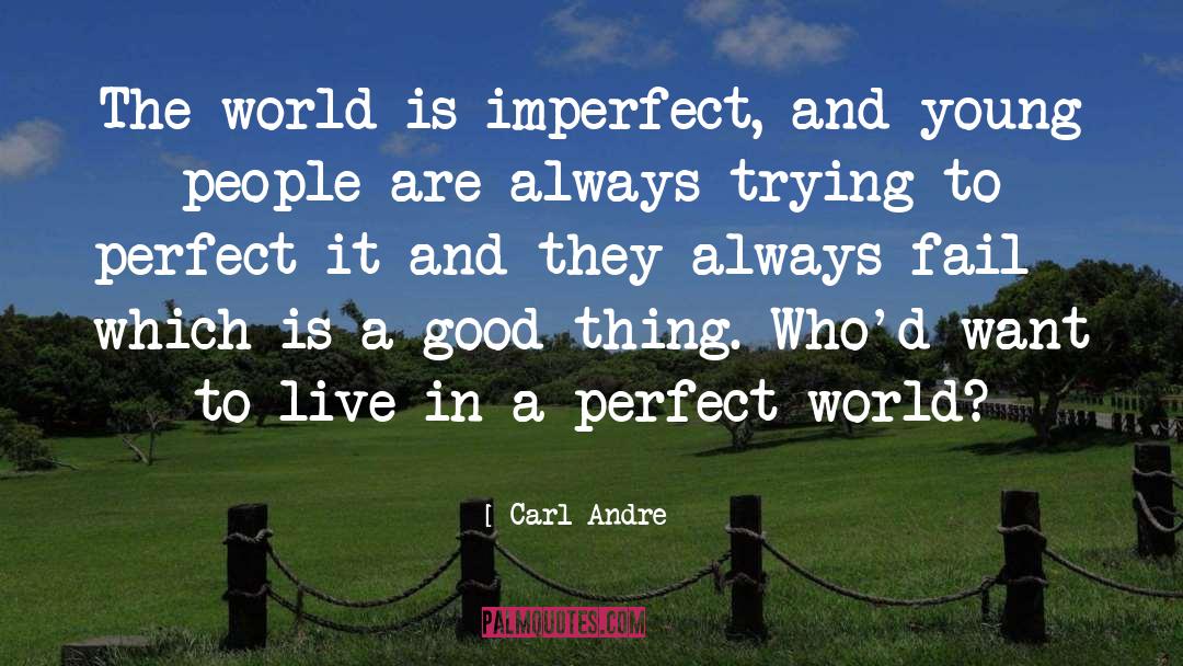 A Perfect World quotes by Carl Andre