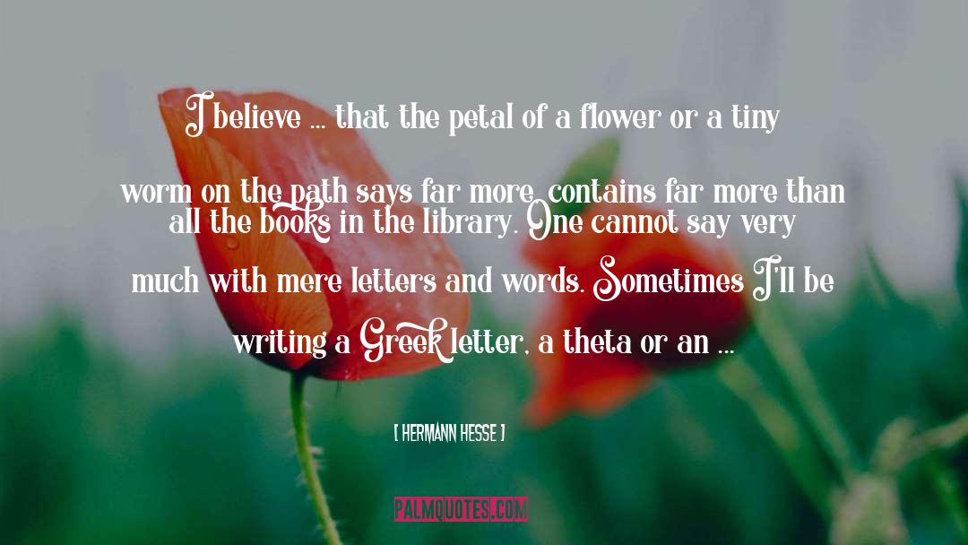 A Petal quotes by Hermann Hesse