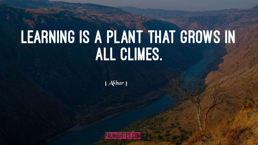 A Plant quotes by Akbar