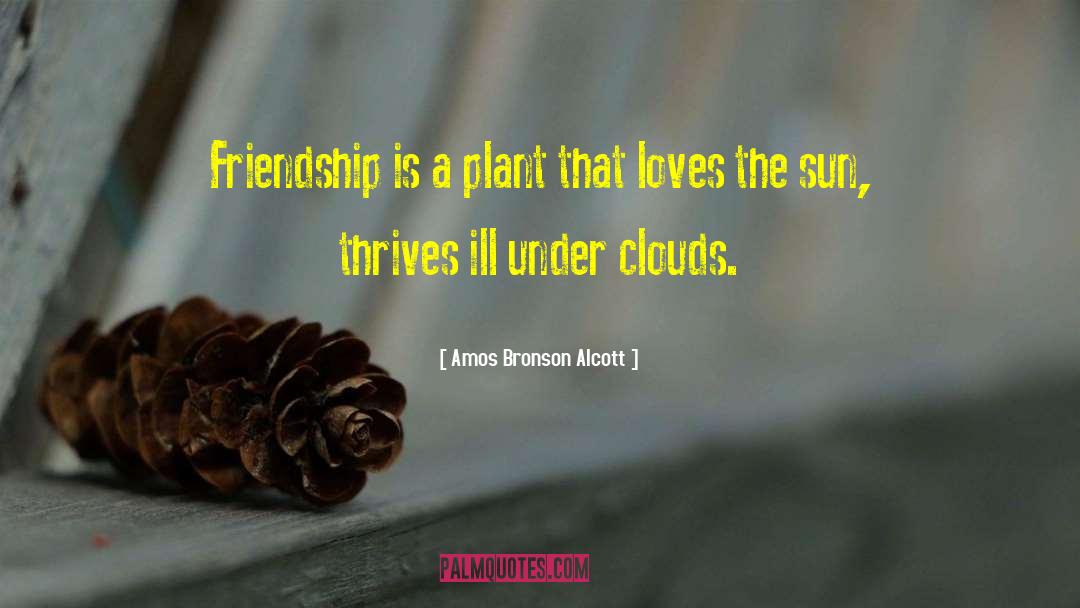 A Plant quotes by Amos Bronson Alcott