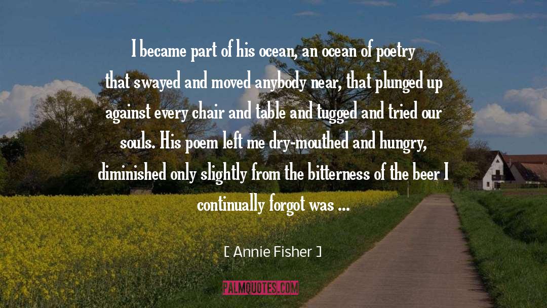 A Poetry quotes by Annie Fisher