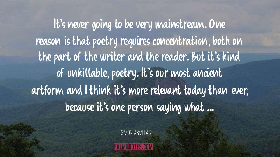 A Poetry quotes by Simon Armitage