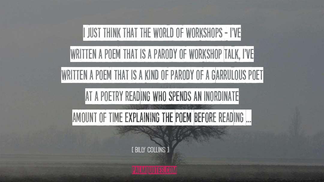 A Poetry quotes by Billy Collins