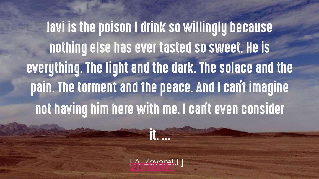 A Poison Dark And Drowning quotes by A. Zavarelli