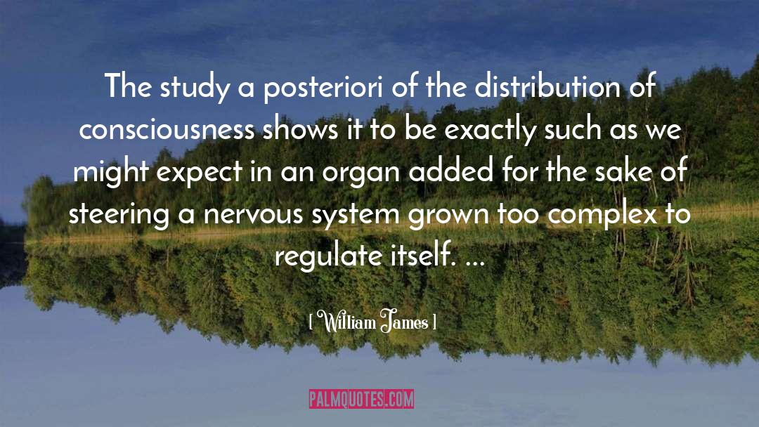A Posteriori quotes by William James