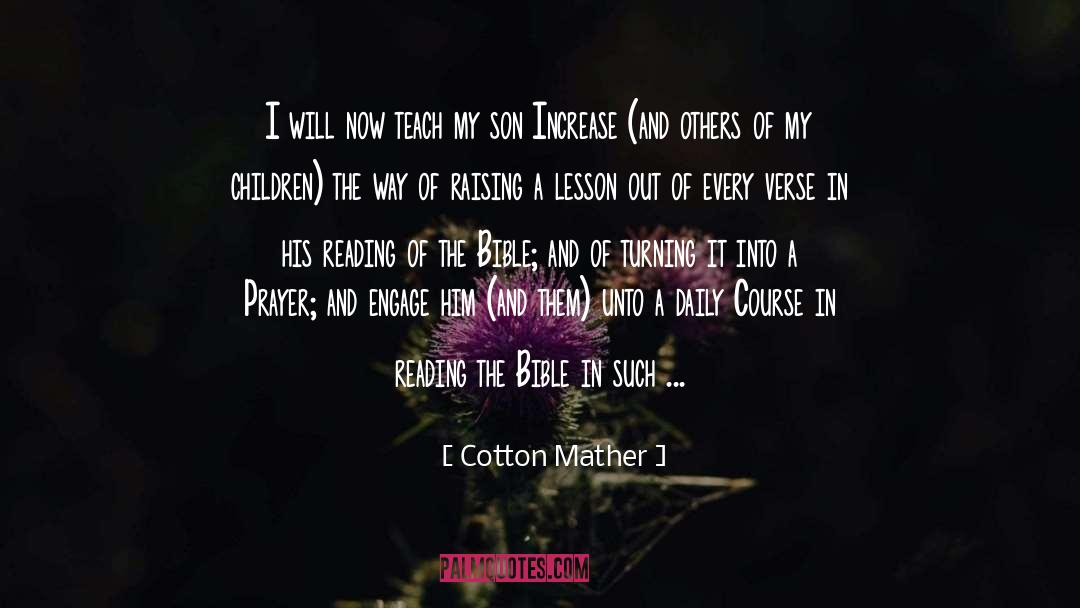 A Prayer quotes by Cotton Mather