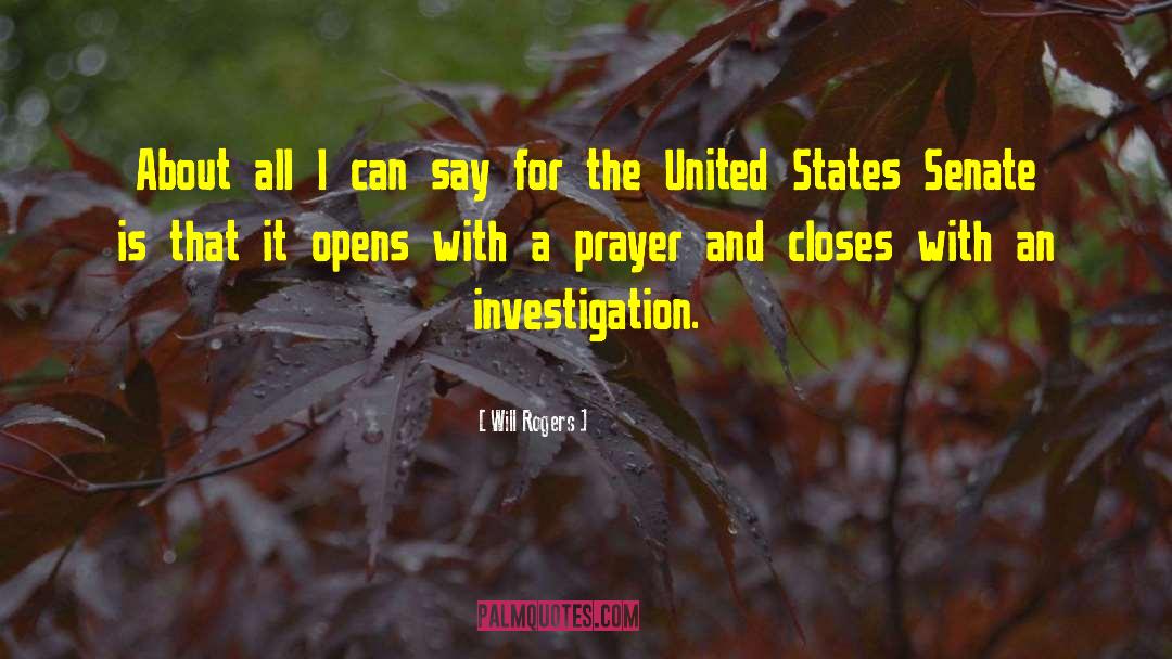 A Prayer quotes by Will Rogers