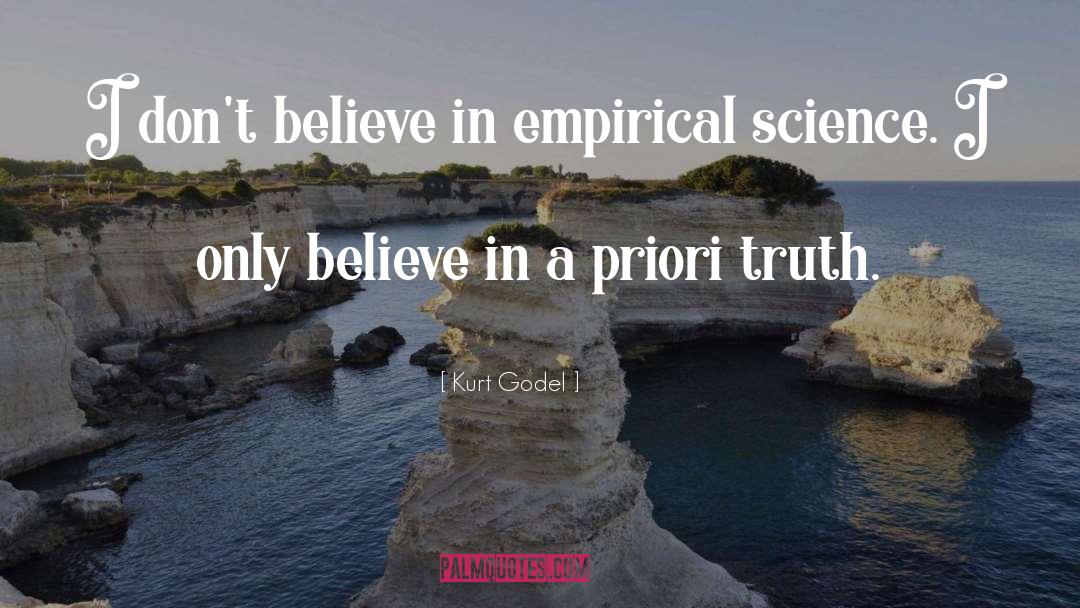 A Priori Judgments quotes by Kurt Godel