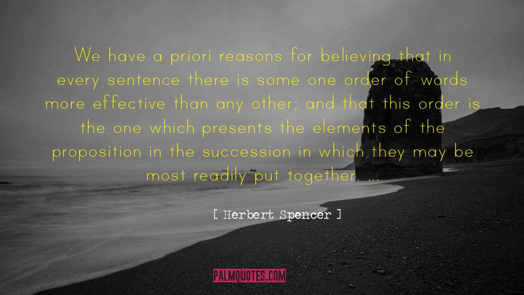 A Priori Judgments quotes by Herbert Spencer