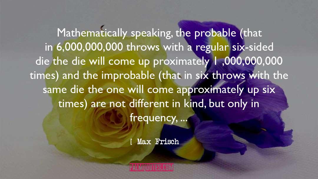 A Priori quotes by Max Frisch
