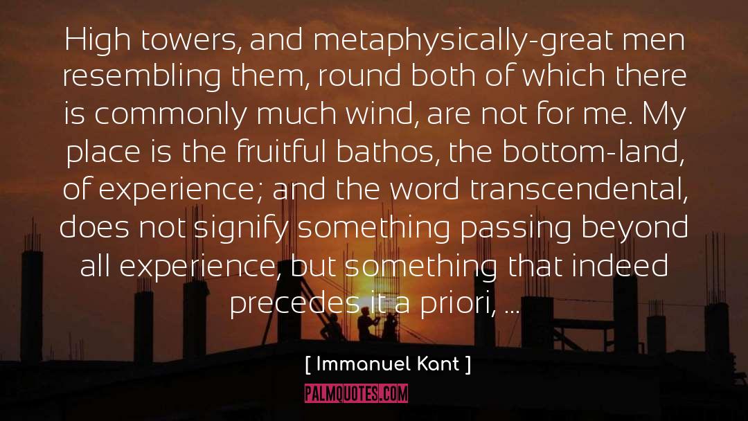 A Priori quotes by Immanuel Kant