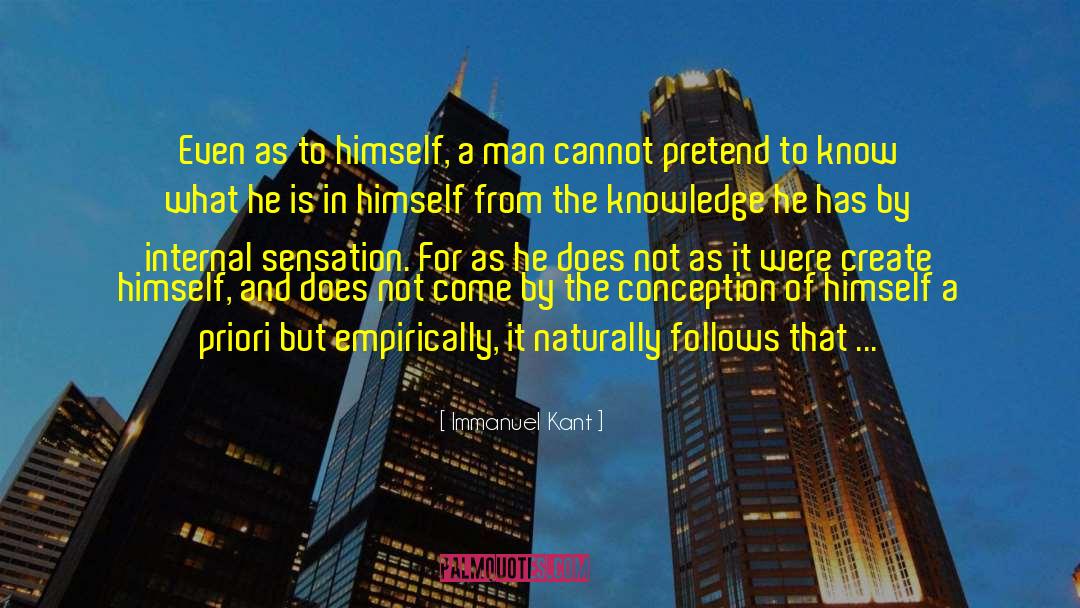 A Priori quotes by Immanuel Kant