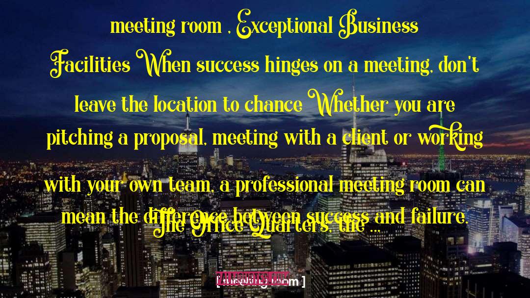 A Proposal quotes by Meeting Room