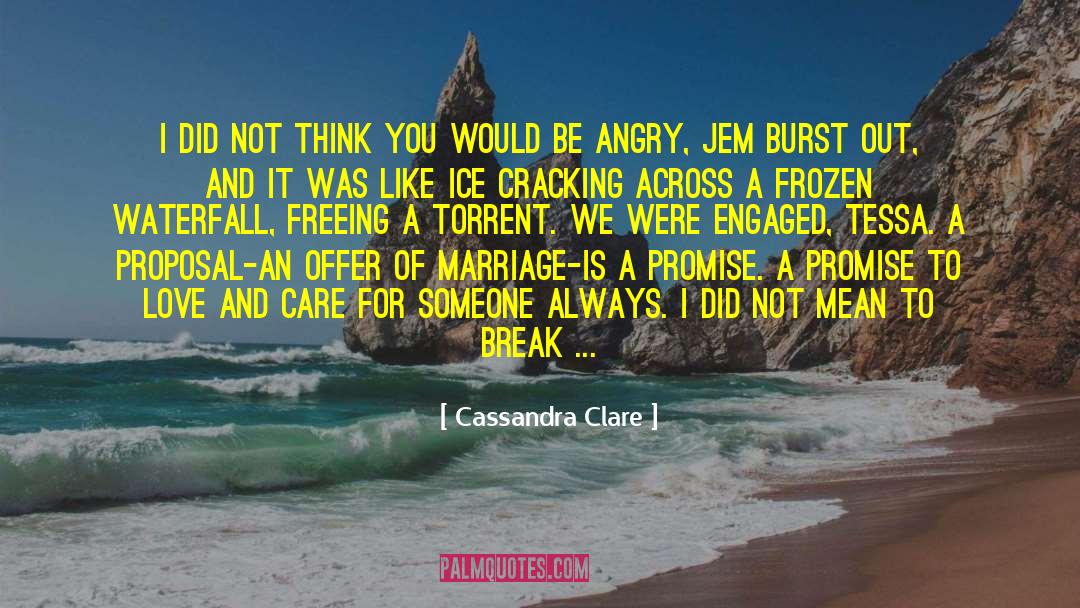 A Proposal quotes by Cassandra Clare