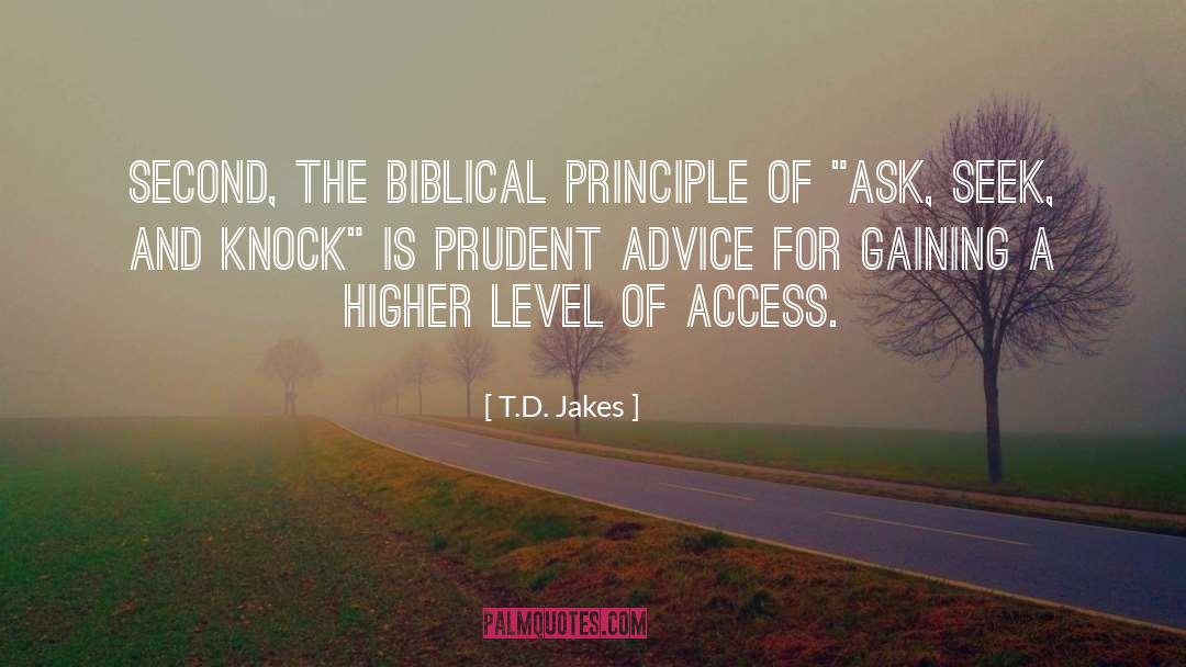 A Prudent Man quotes by T.D. Jakes