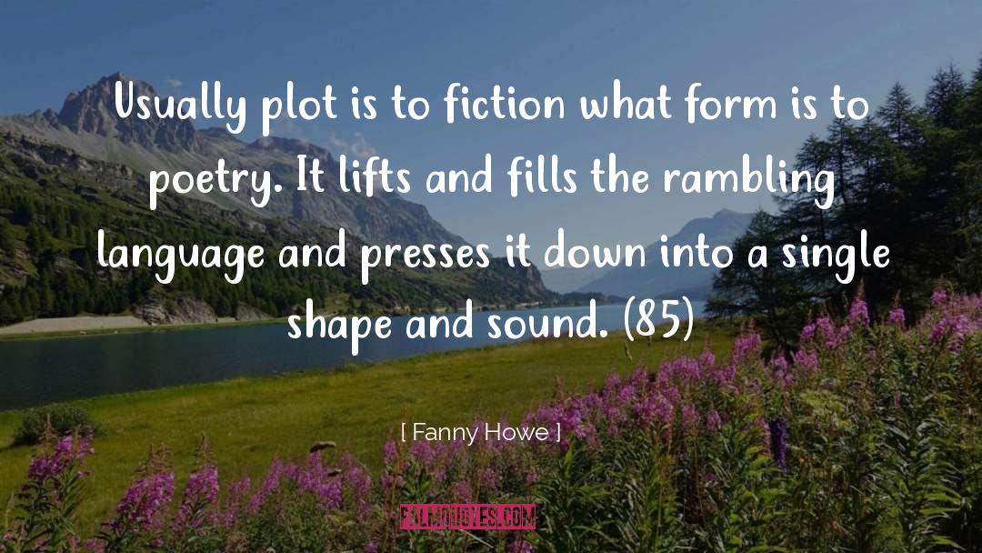 A Rambling Wanderer S Tale quotes by Fanny Howe