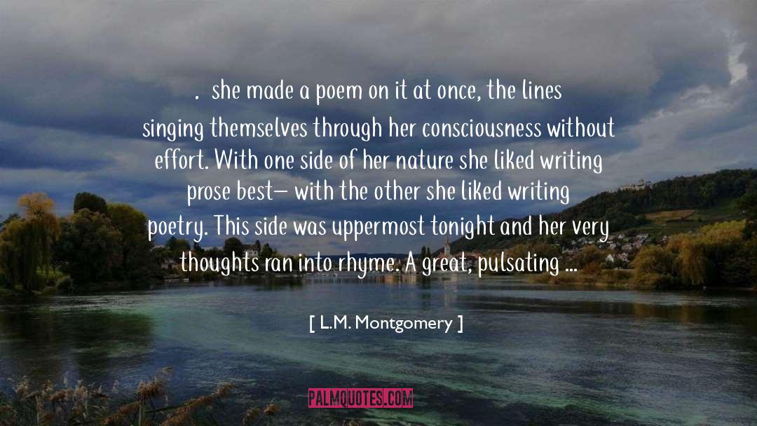 A Rhyme For The Odes quotes by L.M. Montgomery