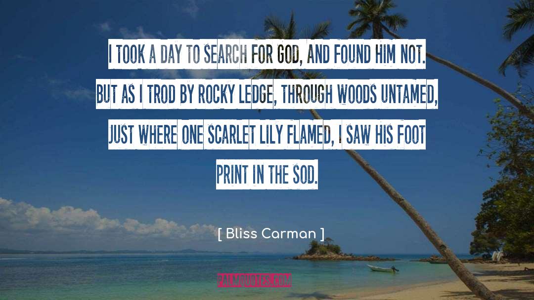 A Scarlet Pansy quotes by Bliss Carman