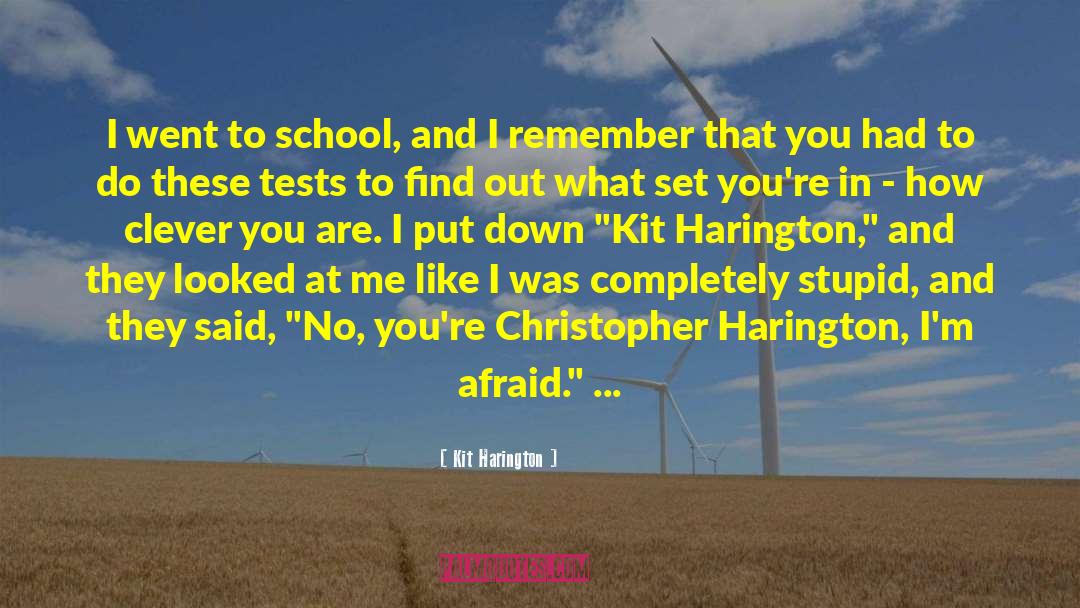 A School For My Village quotes by Kit Harington