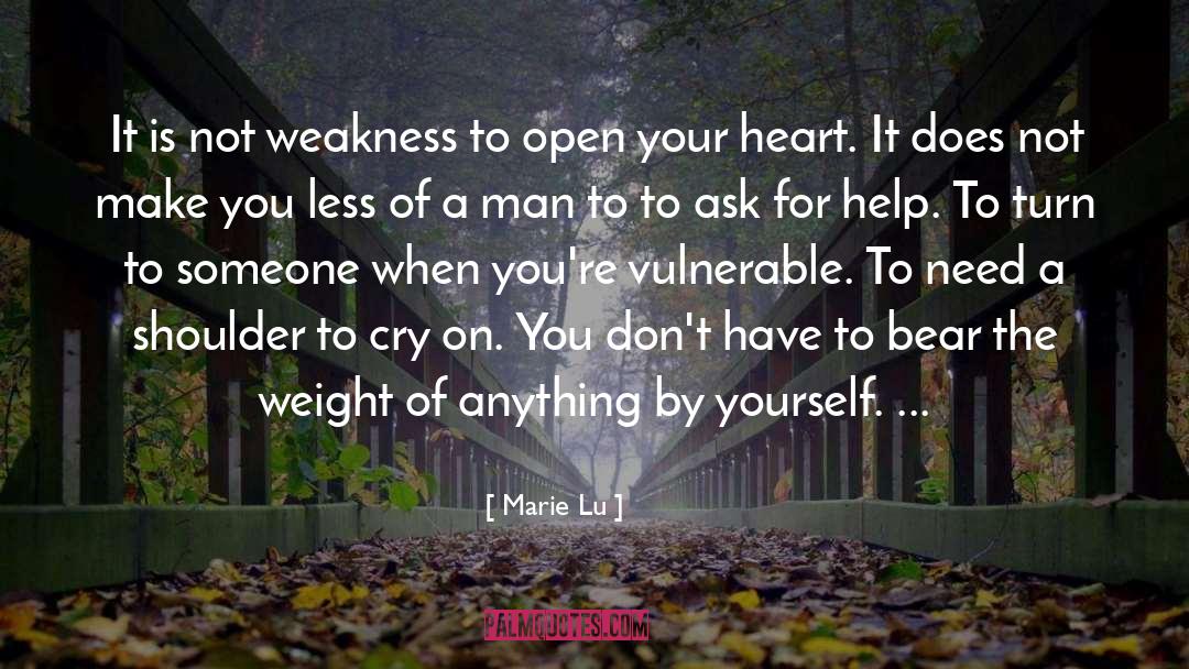 A Shoulder To Cry On quotes by Marie Lu