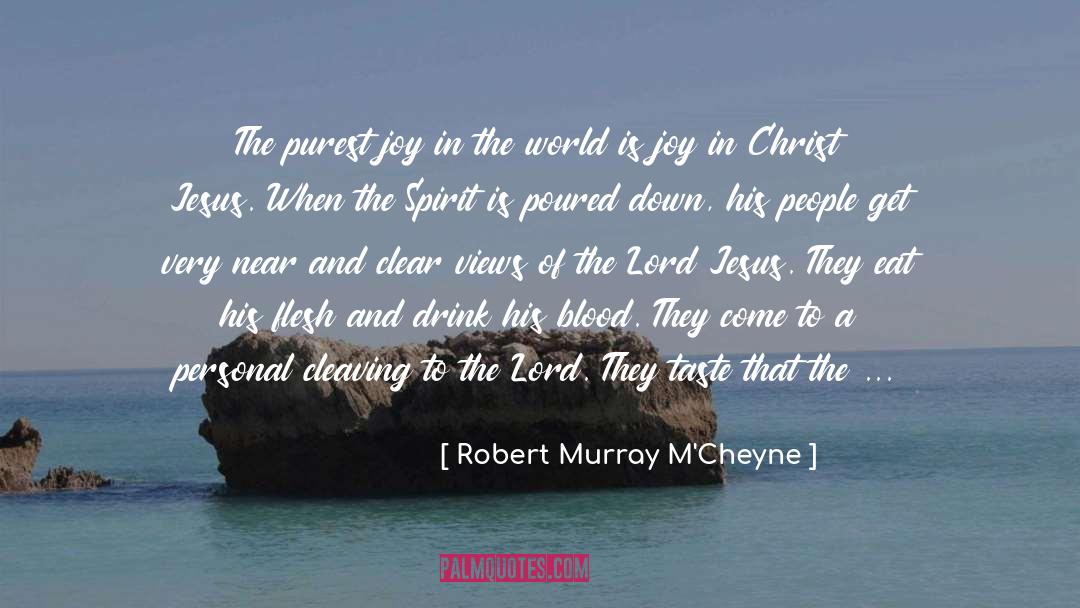 A Shoulder To Lean On quotes by Robert Murray M'Cheyne