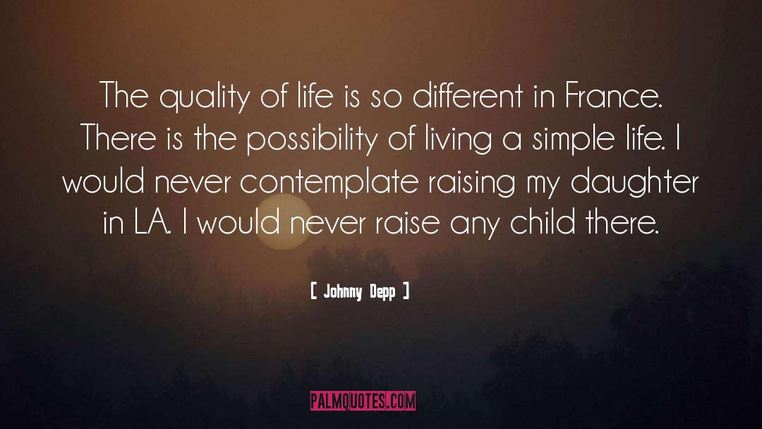 A Simple Life quotes by Johnny Depp