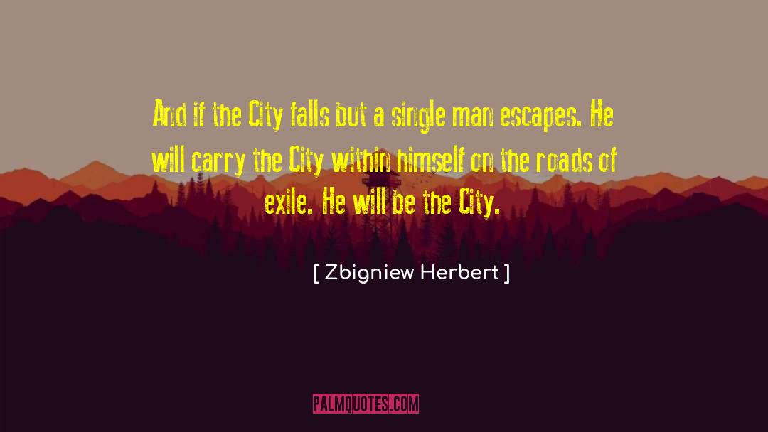 A Single Man quotes by Zbigniew Herbert