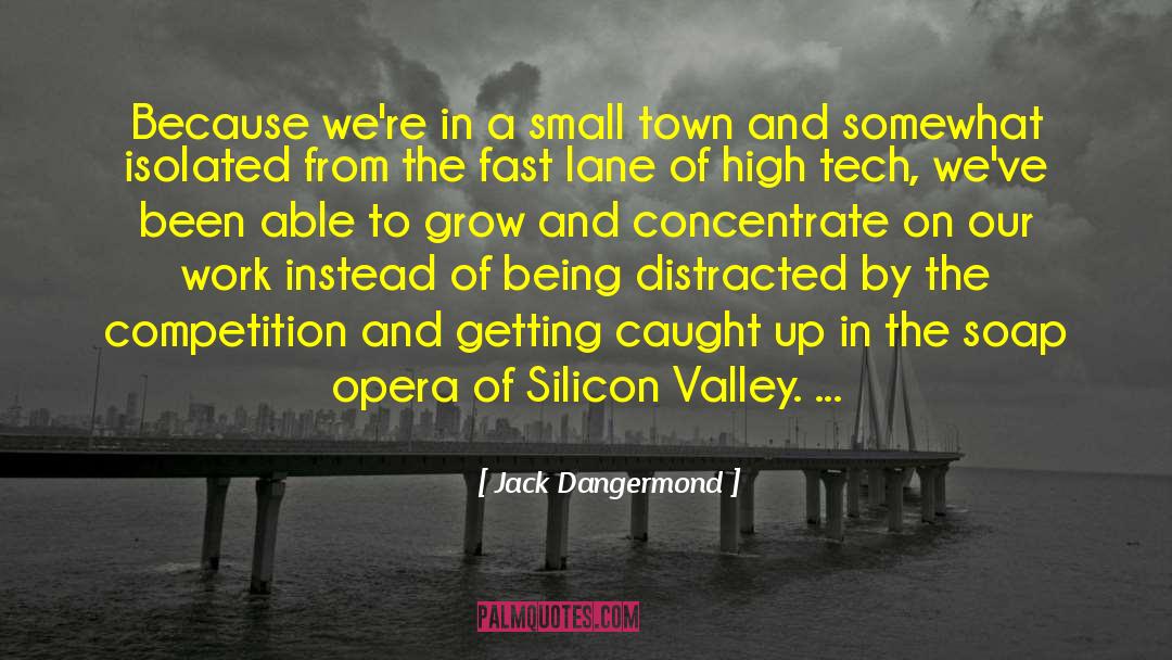A Small Town quotes by Jack Dangermond