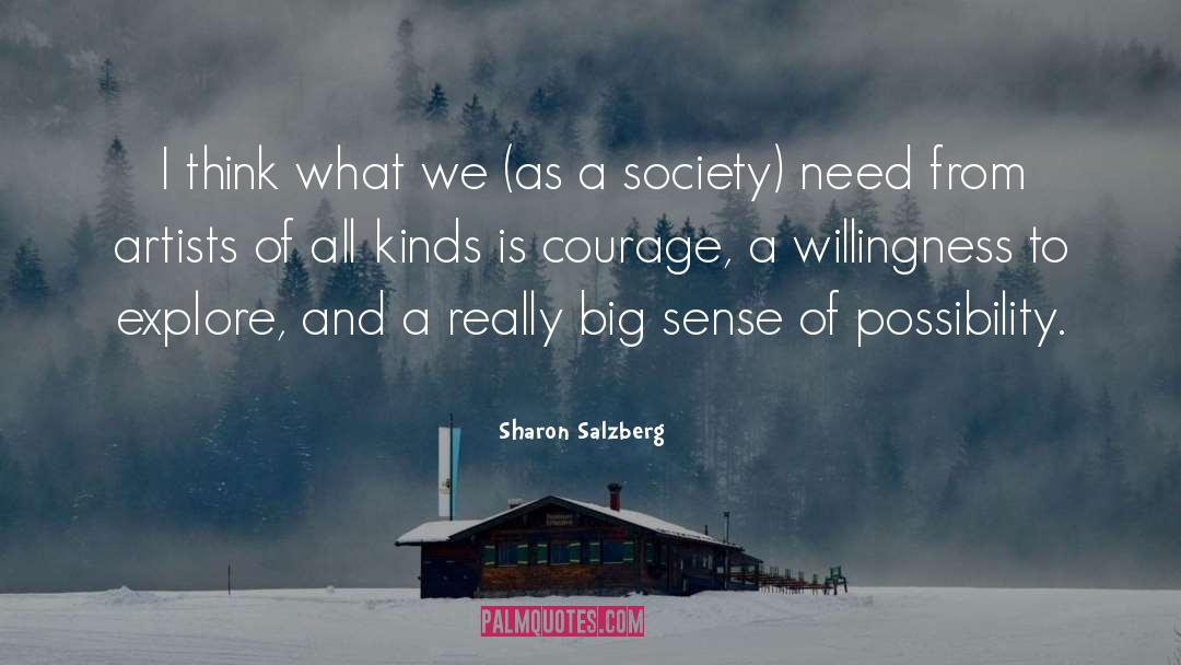 A Society quotes by Sharon Salzberg