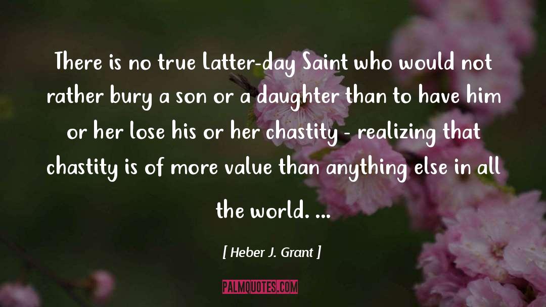 A Son quotes by Heber J. Grant