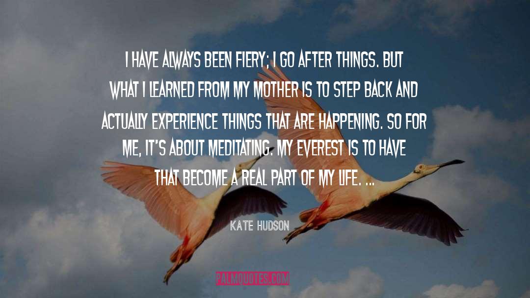 A Step Back quotes by Kate Hudson