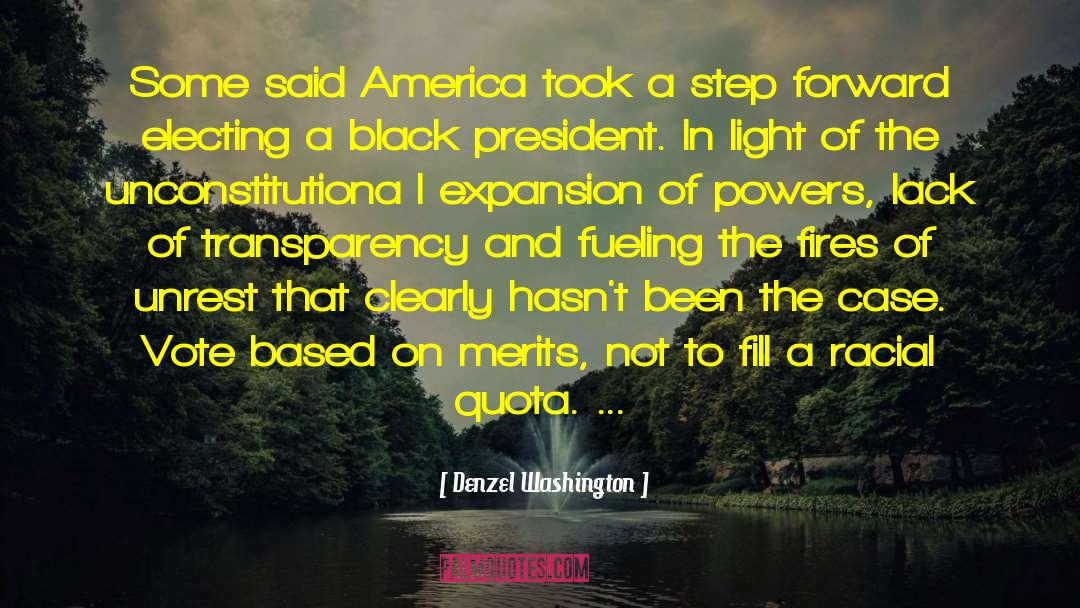 A Step Forward quotes by Denzel Washington