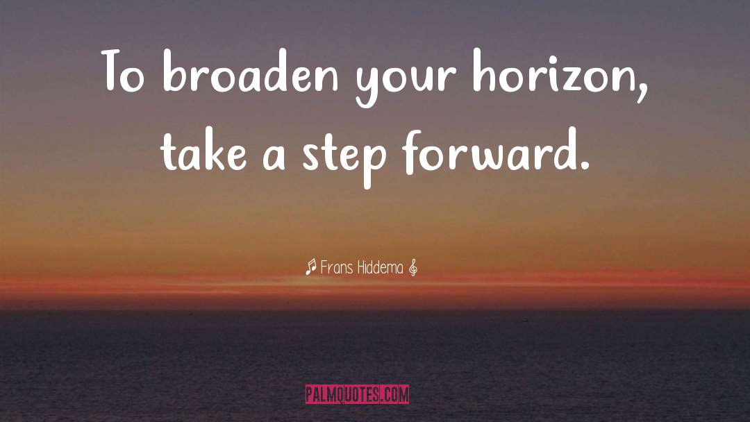 A Step Forward quotes by Frans Hiddema