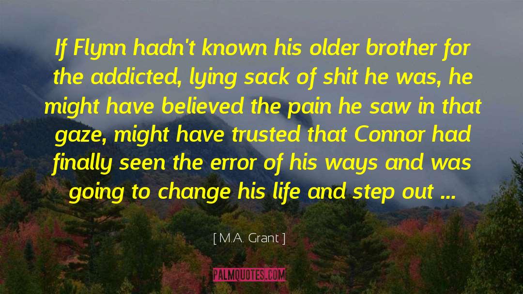 A Step To God quotes by M.A. Grant