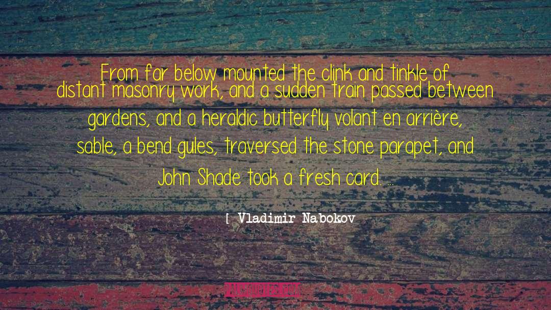 A Stone quotes by Vladimir Nabokov