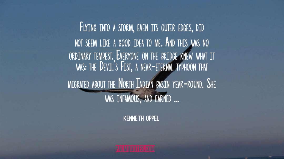 A Storm quotes by Kenneth Oppel