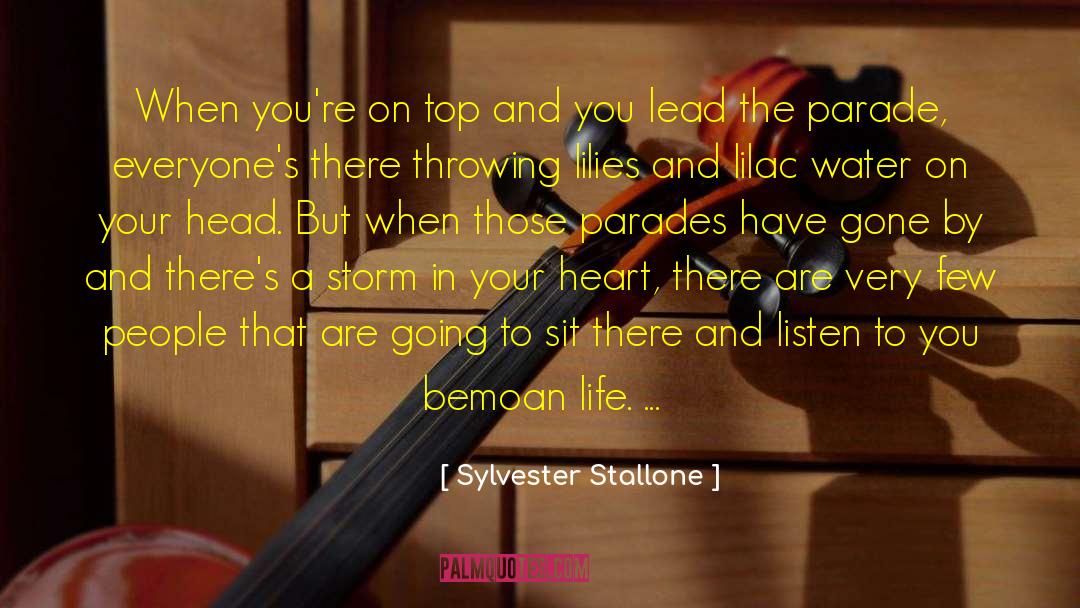 A Storm quotes by Sylvester Stallone