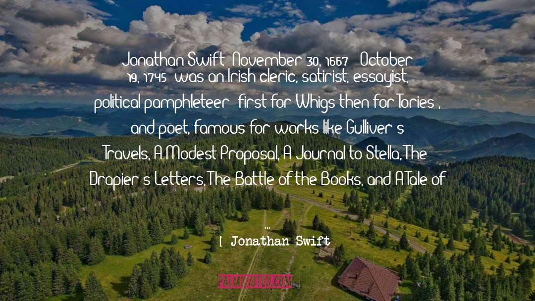 A Tale Of 2 Djinns quotes by Jonathan Swift