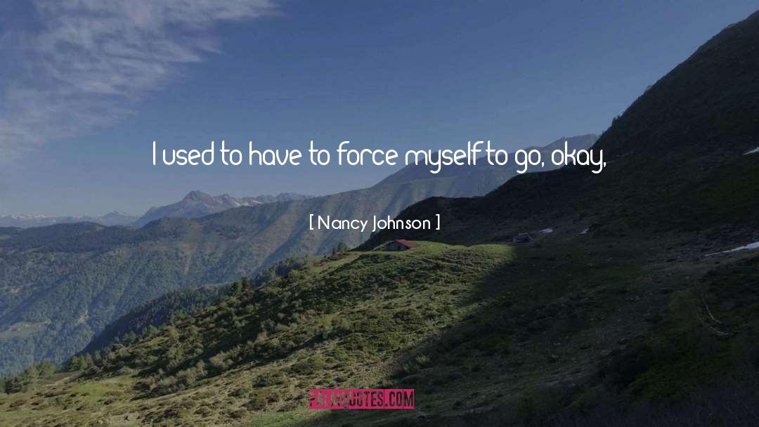 A Thought quotes by Nancy Johnson