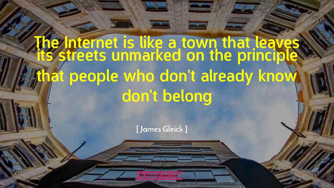 A Town quotes by James Gleick