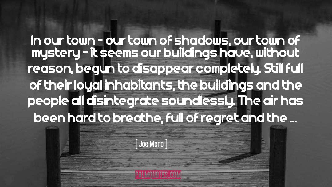 A Town quotes by Joe Meno